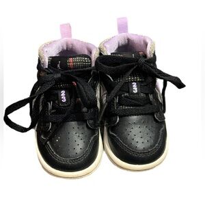 Nike Air Jordan 1 Mid Sneakers Baby Girls 5